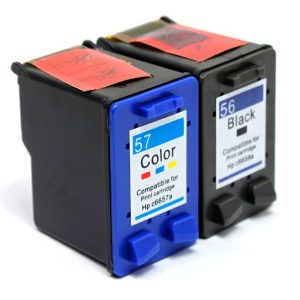hp 56 57 combo ink printer cartridge pc camp moose jaw