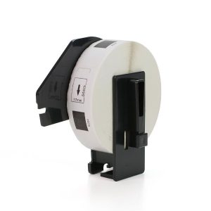 brother dk1204 black on white paper die cut multi purpose label roll pc camp moose jaw