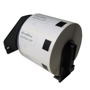 brother dk1209 black on white paper address shipping label roll pc camp moose jaw