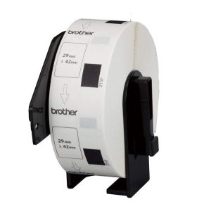 brother dk1215 black on white paper specimen food label roll pc camp moose jaw