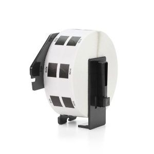 brother dk1218 black on white paper round label roll pc camp moose jaw