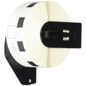 brother dk1221 black on white paper square label roll pc camp moose jaw