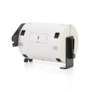 brother dk1240 black on white paper die cut multi purpose label roll pc camp moose jaw