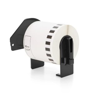 brother dk2113 black on clear continuous length paper label roll pc camp moose jaw