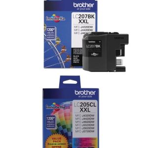 brother original 207 205 combo ink printer cartridge pc camp moose jaw