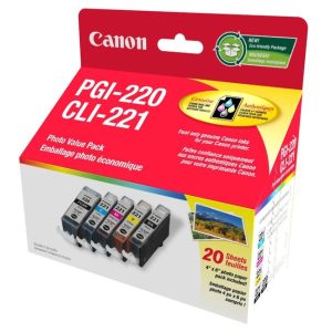 canon original 220 221 combo ink printer cartridge pc camp moose jaw
