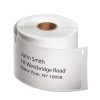 dymo 30251 black on white paper address shipping label roll pc camp moose jaw
